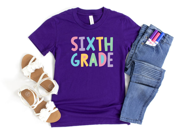 Pastel Back To School Graphic Tee