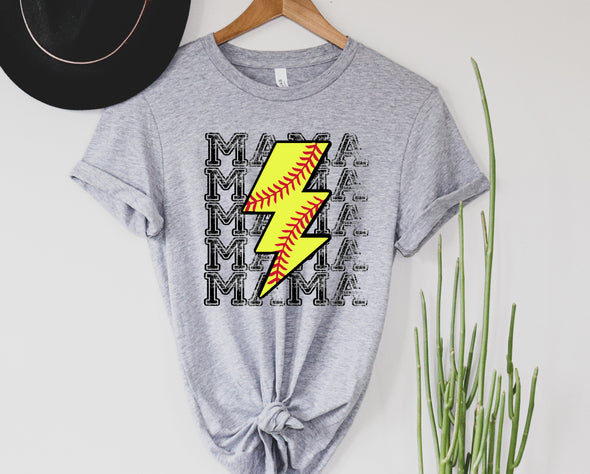 Softball Mama Bolt Graphic Tee