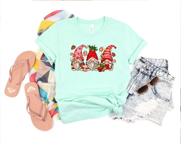 Strawberry Gnomes Graphic Tee