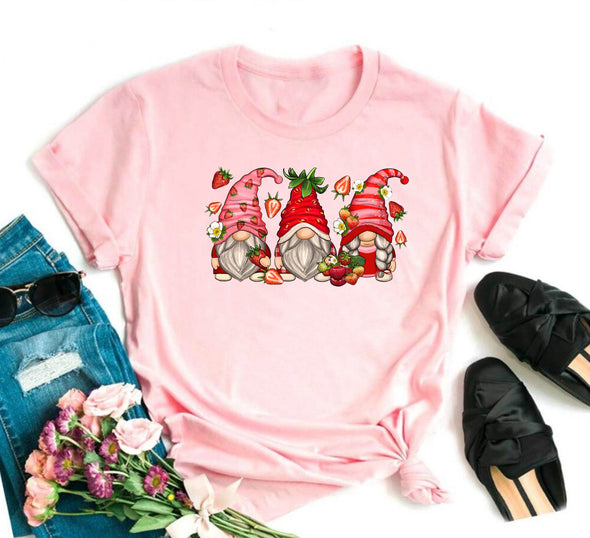 Strawberry Gnomes Graphic Tee