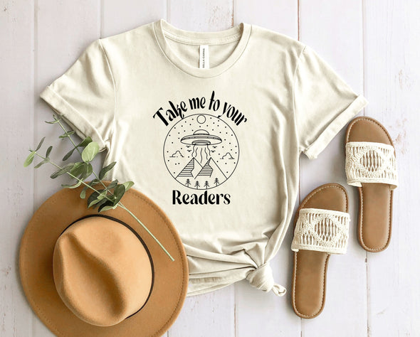 Take Me To Your Readers Graphic Tee