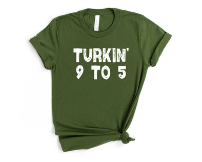 Turkin' 9 to 5 Graphic Tee