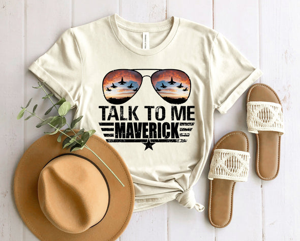 Talk To Me Maverick Graphic Tee