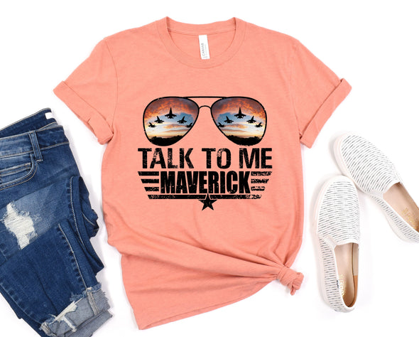 Talk To Me Maverick Graphic Tee