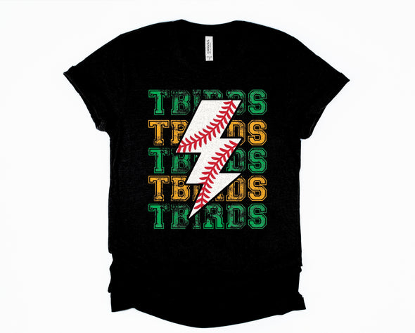 Tbirds Baseball Graphic Tee and Sweatshirt