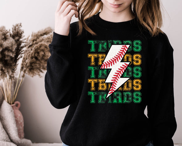 Tbirds Baseball Graphic Tee and Sweatshirt