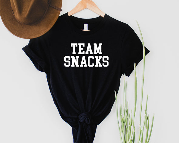 Team Snacks Graphic Tee and Sweatshirt