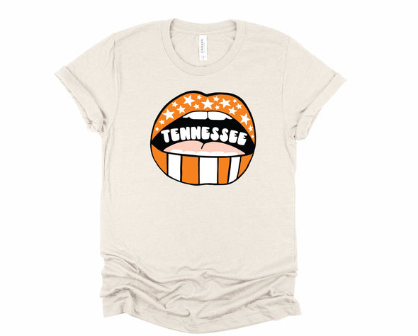 Tennessee Lips Graphic Tee and Sweatshirt