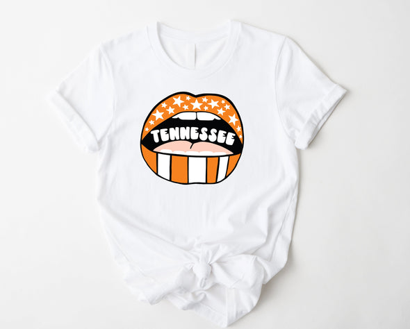 Tennessee Lips Graphic Tee and Sweatshirt