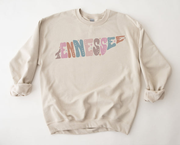 Pastel Tennessee Graphic Tee and Sweatshirt