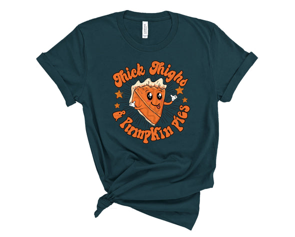 Thick Thighs & Pumpkin Pies Graphic Tee