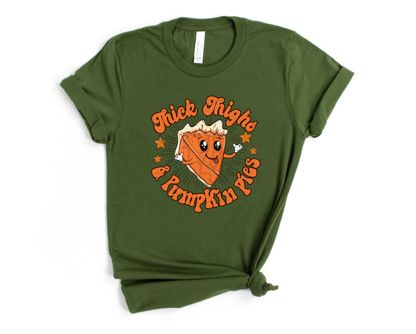 Thick Thighs & Pumpkin Pies Graphic Tee