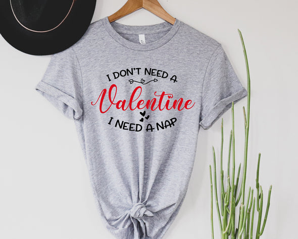 Valentines Nap Graphic Tee