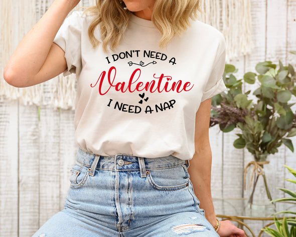 Valentines Nap Graphic Tee