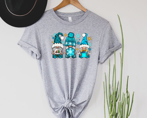 Winter Gnomes Graphic Tee and Sweatshirt