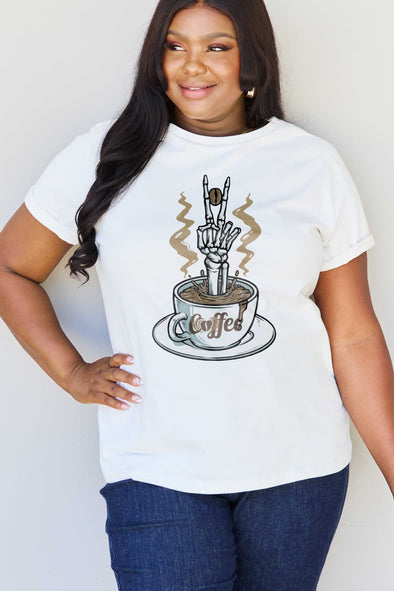 Simply Love COFFEE Graphic Cotton Tee