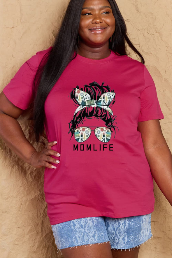 Simply Love MOM LIFE Graphic Cotton T-Shirt