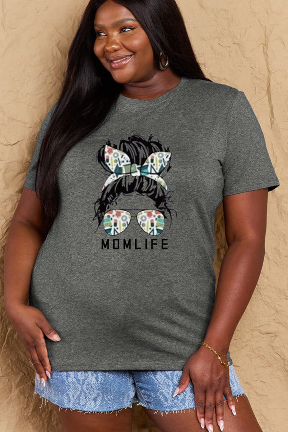 Simply Love MOM LIFE Graphic Cotton T-Shirt