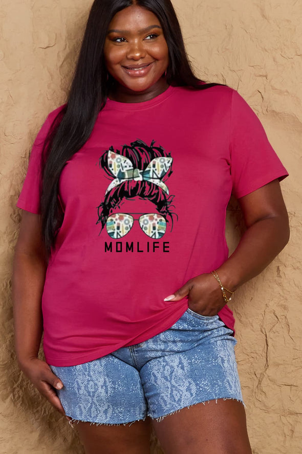 Simply Love MOM LIFE Graphic Cotton T-Shirt