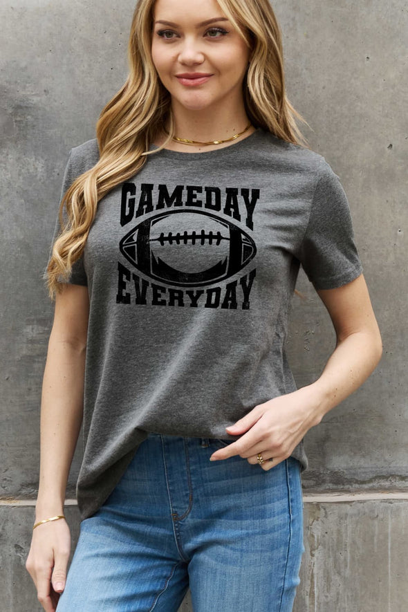 Simply Love GAMEDAY EVERYDAY Graphic Cotton Tee