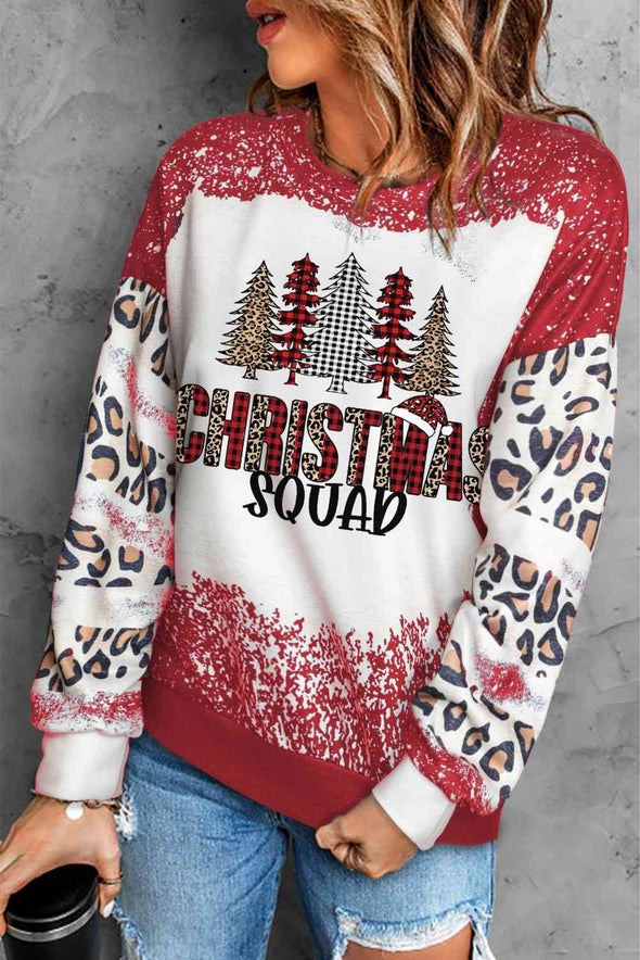 Christmas Tree Graphic Sweatshirt