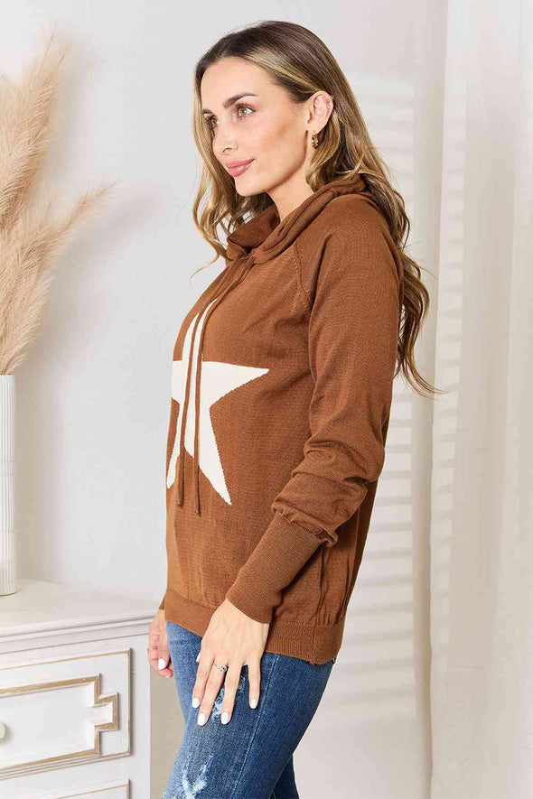 Heimish Star Graphic Hooded Sweater