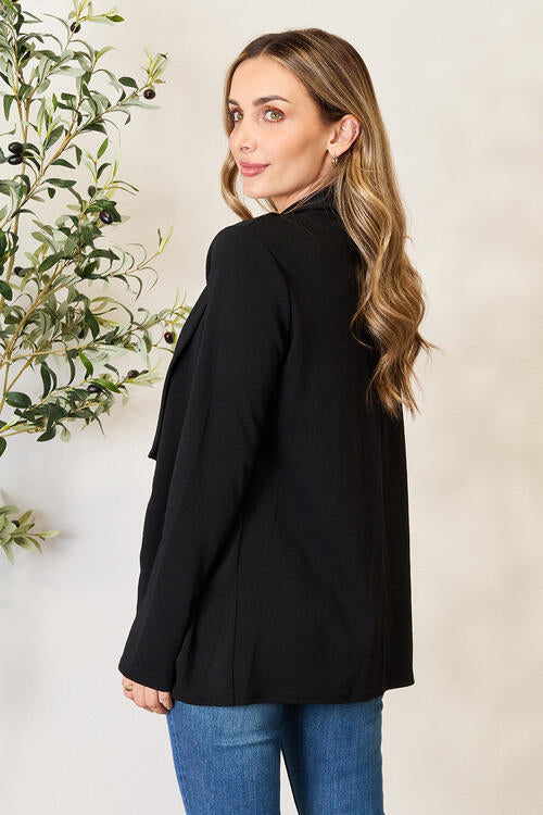 Heimish Open Front Long Sleeve Blazer