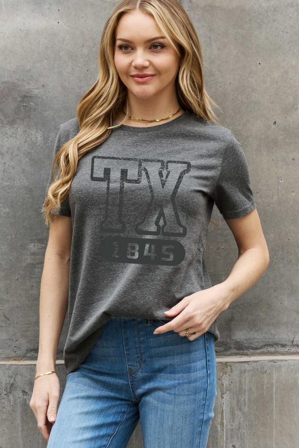 Simply Love TX 1845 Graphic Cotton Tee