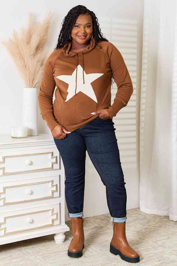 Heimish Star Graphic Hooded Sweater