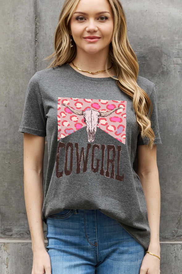 Simply Love COWGIRL Graphic Cotton Tee