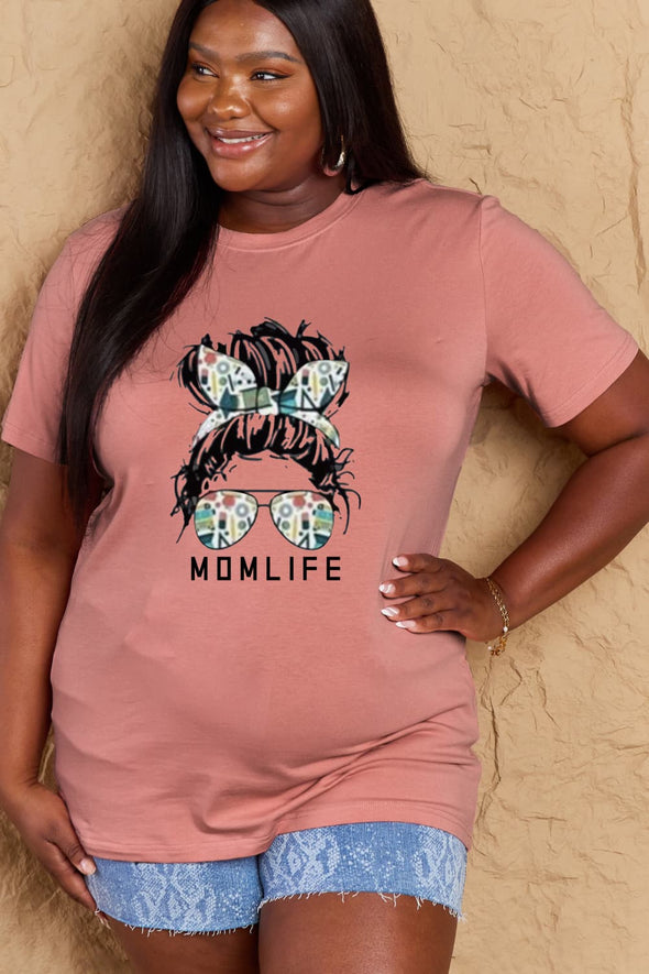 Simply Love MOM LIFE Graphic Cotton T-Shirt