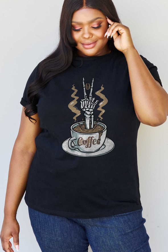 Simply Love COFFEE Graphic Cotton Tee