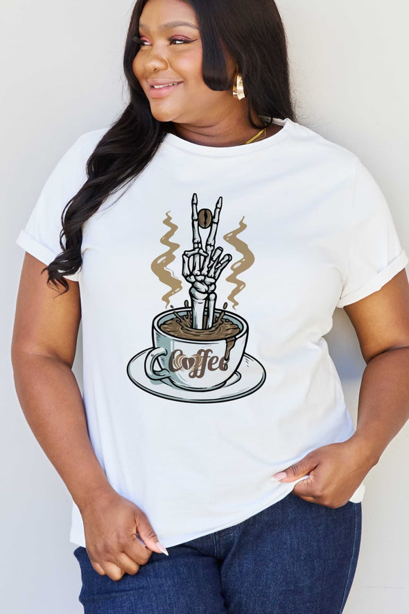 Simply Love COFFEE Graphic Cotton Tee