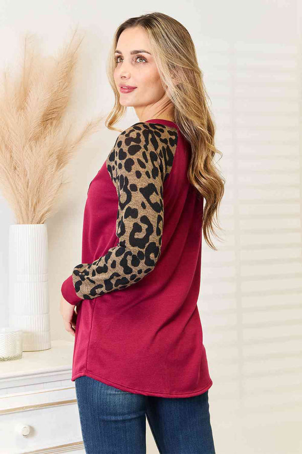 Heimish Animal Print Reindeer Top