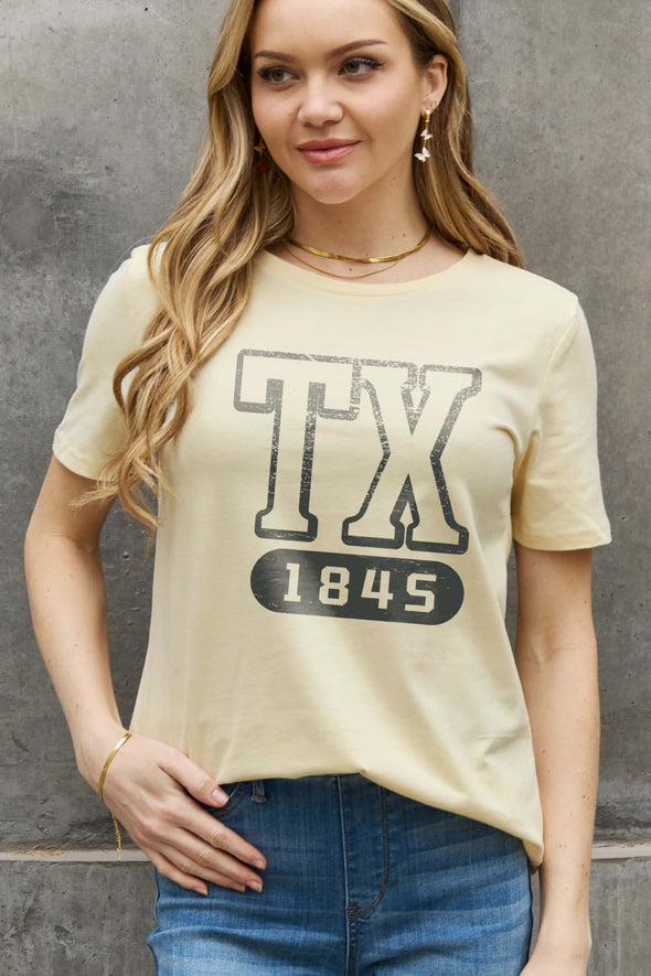 Simply Love TX 1845 Graphic Cotton Tee