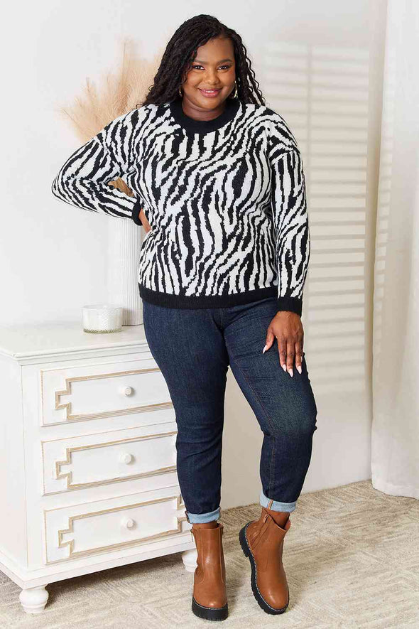 Heimish Zebra Print Sweater