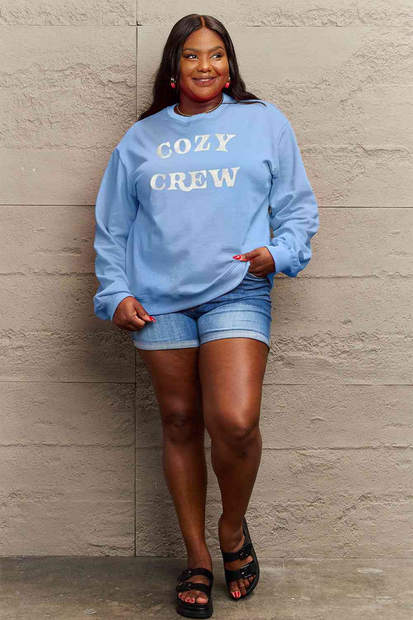 Simply Love COZY CREW Graphic Sweatshirt