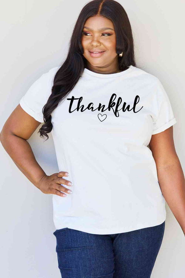 Simply Love THANKFUL Graphic T-Shirt