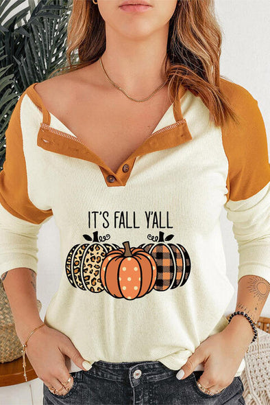 IT'S FALL Y'ALL Graphic Top