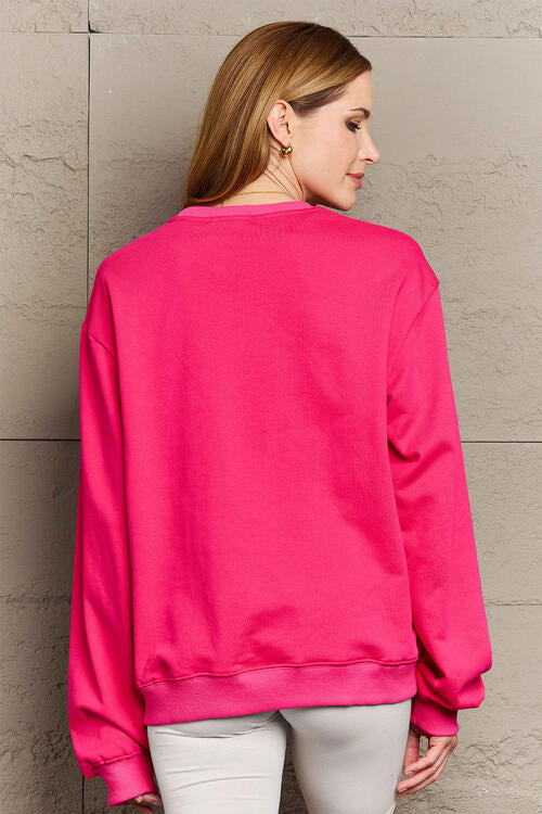 Simply Love Nutcracker Graphic Long Sleeve Sweatshirt