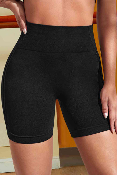 Wide Waistband Sports Shorts