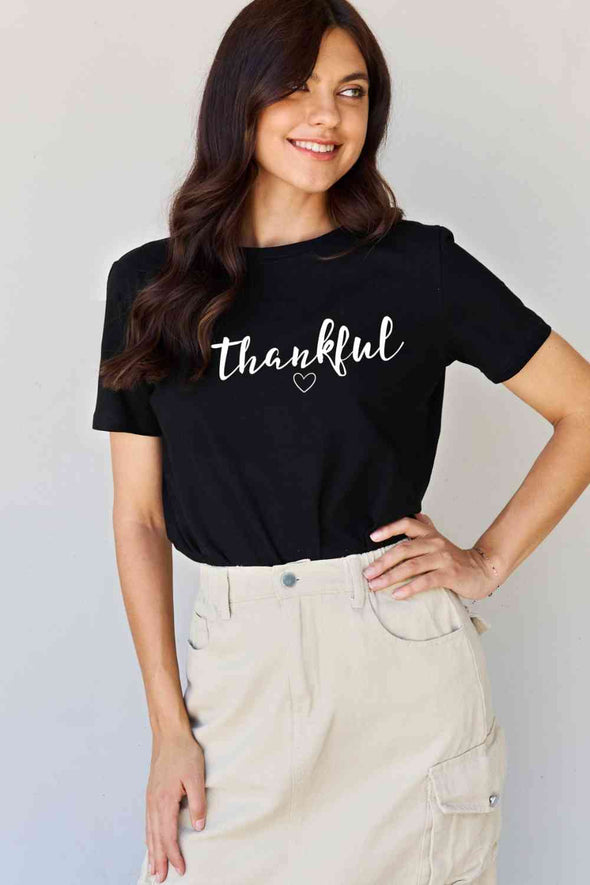Simply Love THANKFUL Graphic T-Shirt