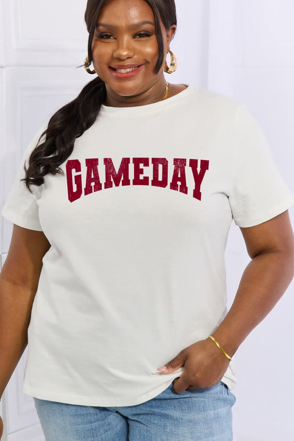 Simply Love GAMEDAY Graphic Cotton Tee