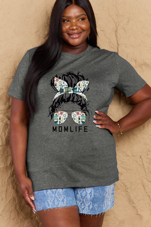 Simply Love MOM LIFE Graphic Cotton T-Shirt