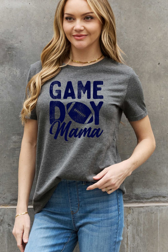 Simply Love GAMEDAY MAMA Graphic Cotton Tee