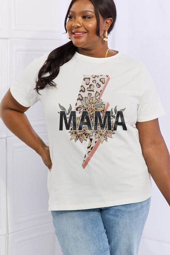 Simply Love MAMA Graphic Cotton Tee