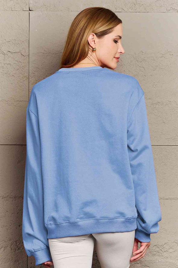 Simply Love Snowflake Graphic Sweatshirt