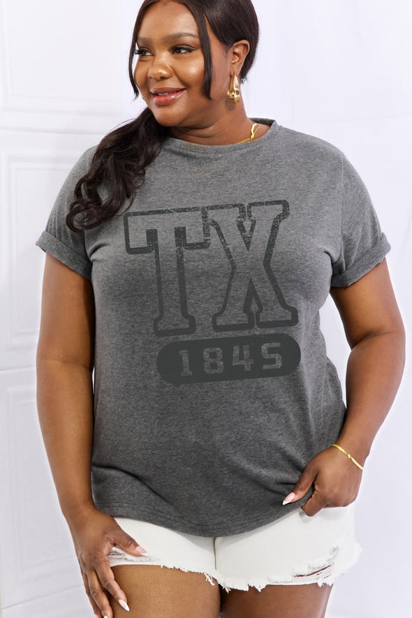 Simply Love TX 1845 Graphic Cotton Tee