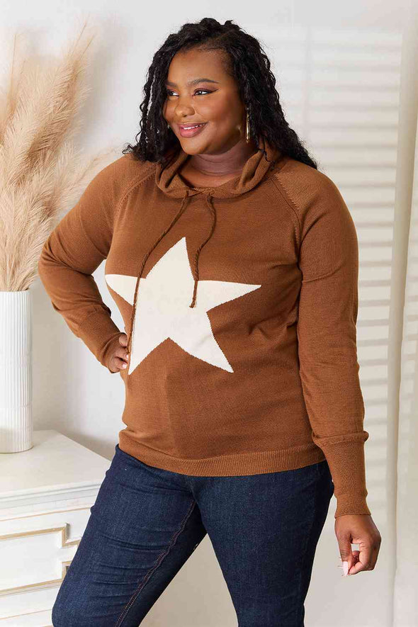 Heimish Star Graphic Hooded Sweater