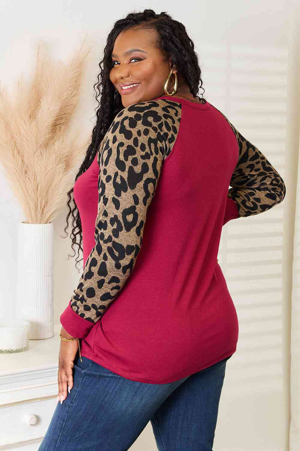 Heimish Animal Print Reindeer Top